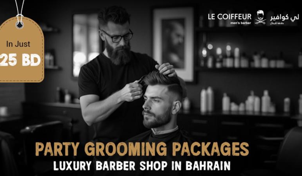 Luxury Mens Party Grooming Packages Now in Bahrain Barber Shop